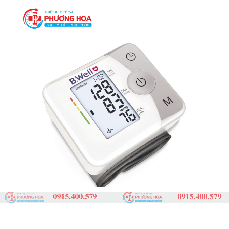 Máy đo huyết áp cổ tay B.Well Swiss MED-57